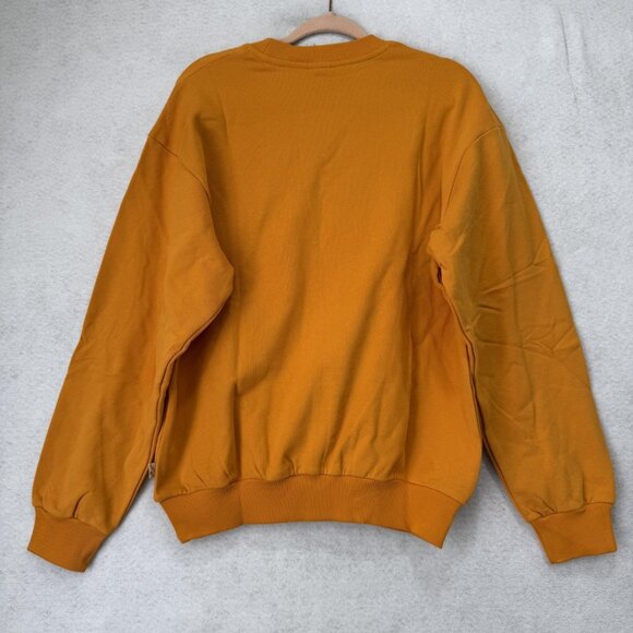 FLAN Sweatshirt Mens Medium Flying Macaroni Galactic Cheese Crewneck Classic - Picture 8 of 9